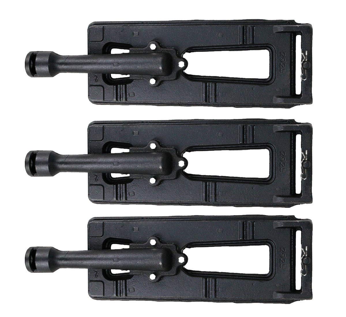 Hongso front view of 3-pack burners showing shape and fit, ensuring correct replacement