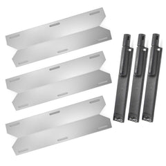 Hongso front view showing burners and heat plates, clear fit and OEM compatibility