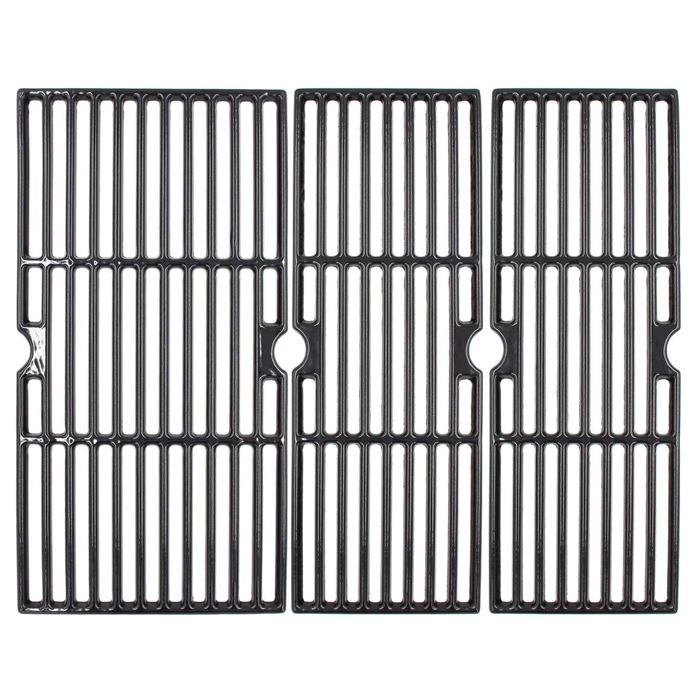 Hongso front view of three-piece grate set showing fit for Char-Broil