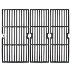 Hongso front view of three-piece grate set showing fit for Char-Broil