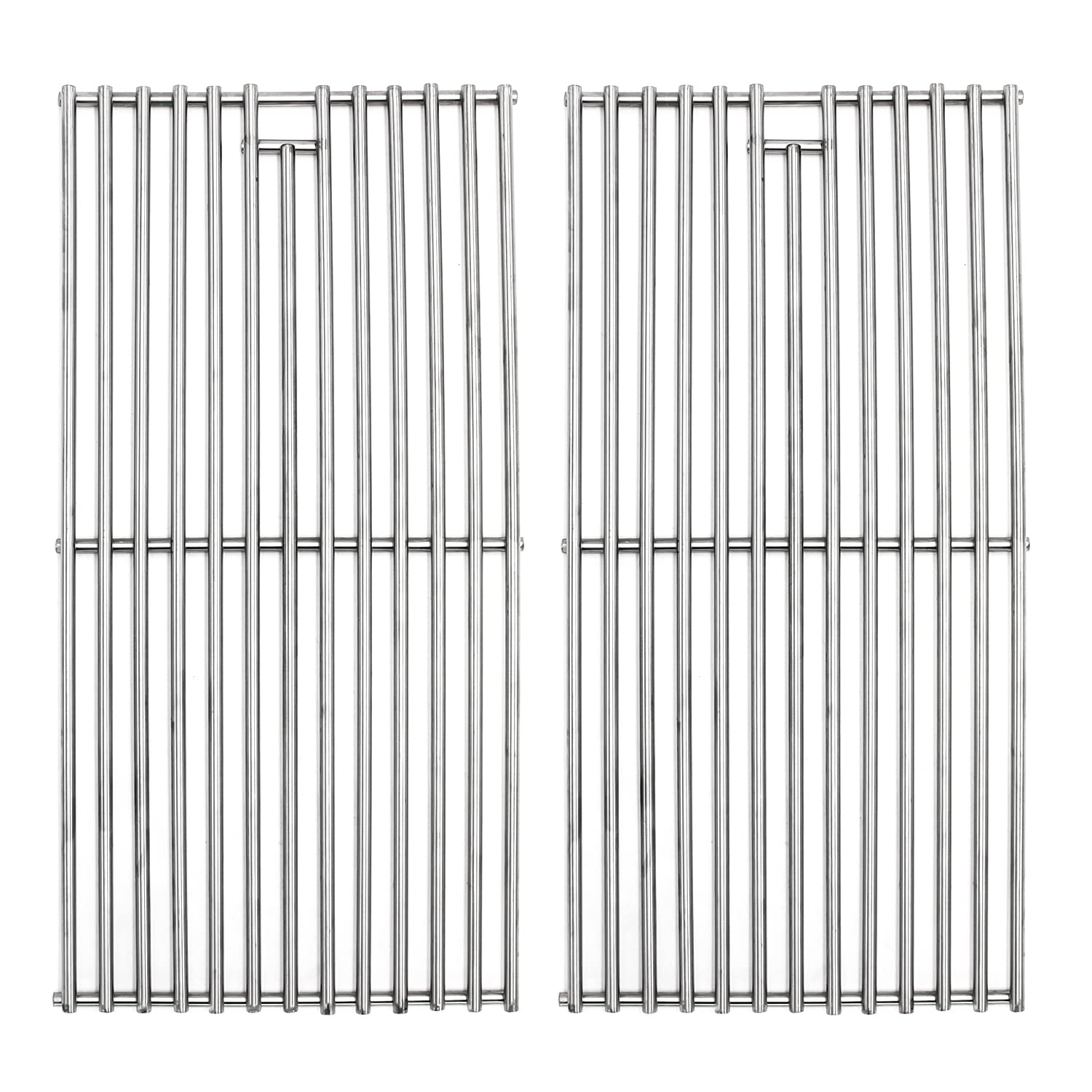 Hongso stainless steel grates front view showing fit and finish benefit