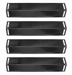 Hongso front view of four porcelain heat shields showing fit and finish for easy replacement