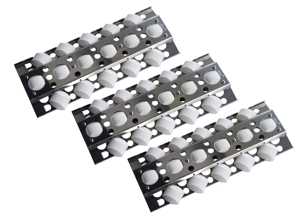 Hongso front view briquette tray showing fit and durable support