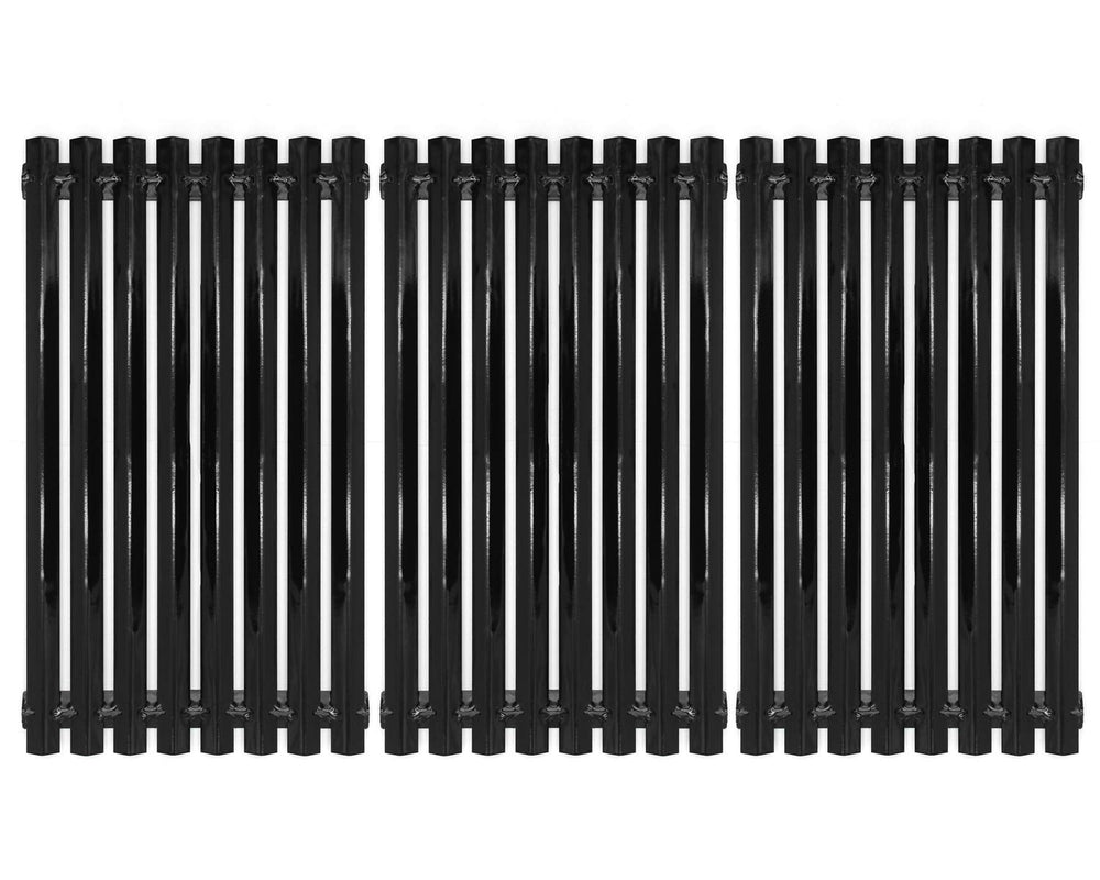Hongso front view of full grate set showing fit and sear benefits
