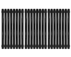 Hongso front view of full grate set showing fit and sear benefits