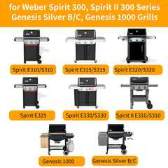 Hongso grate installed on Weber Spirit demonstrating proper fit and even heating benefit