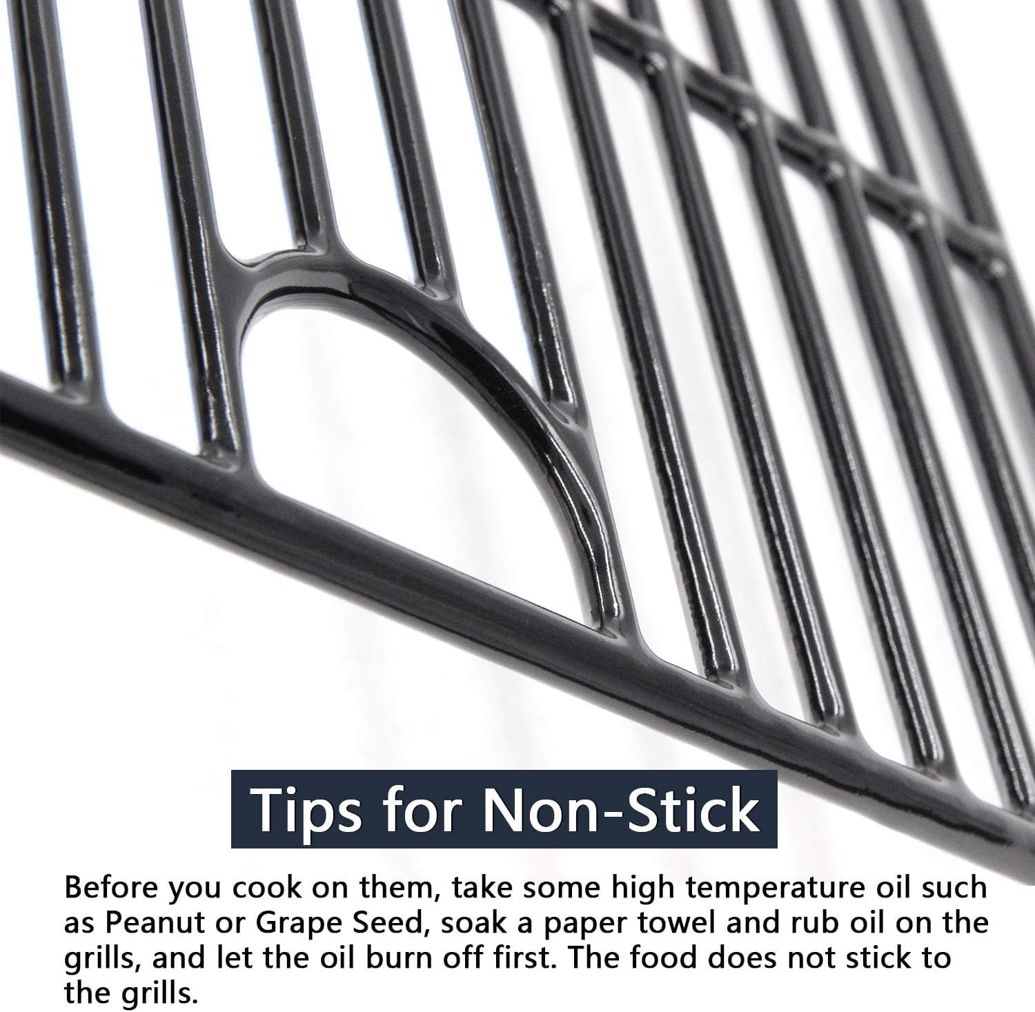 Hongso grates installed on a Nexgrill demonstrating direct-fit replacement convenience