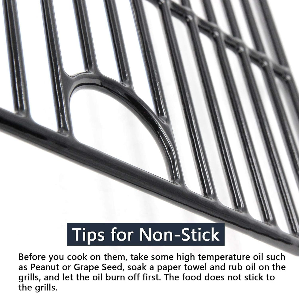 Hongso grates installed on a Nexgrill demonstrating direct-fit replacement convenience