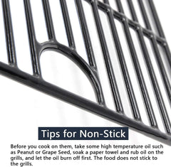 Hongso grates installed on a Nexgrill demonstrating direct-fit replacement convenience