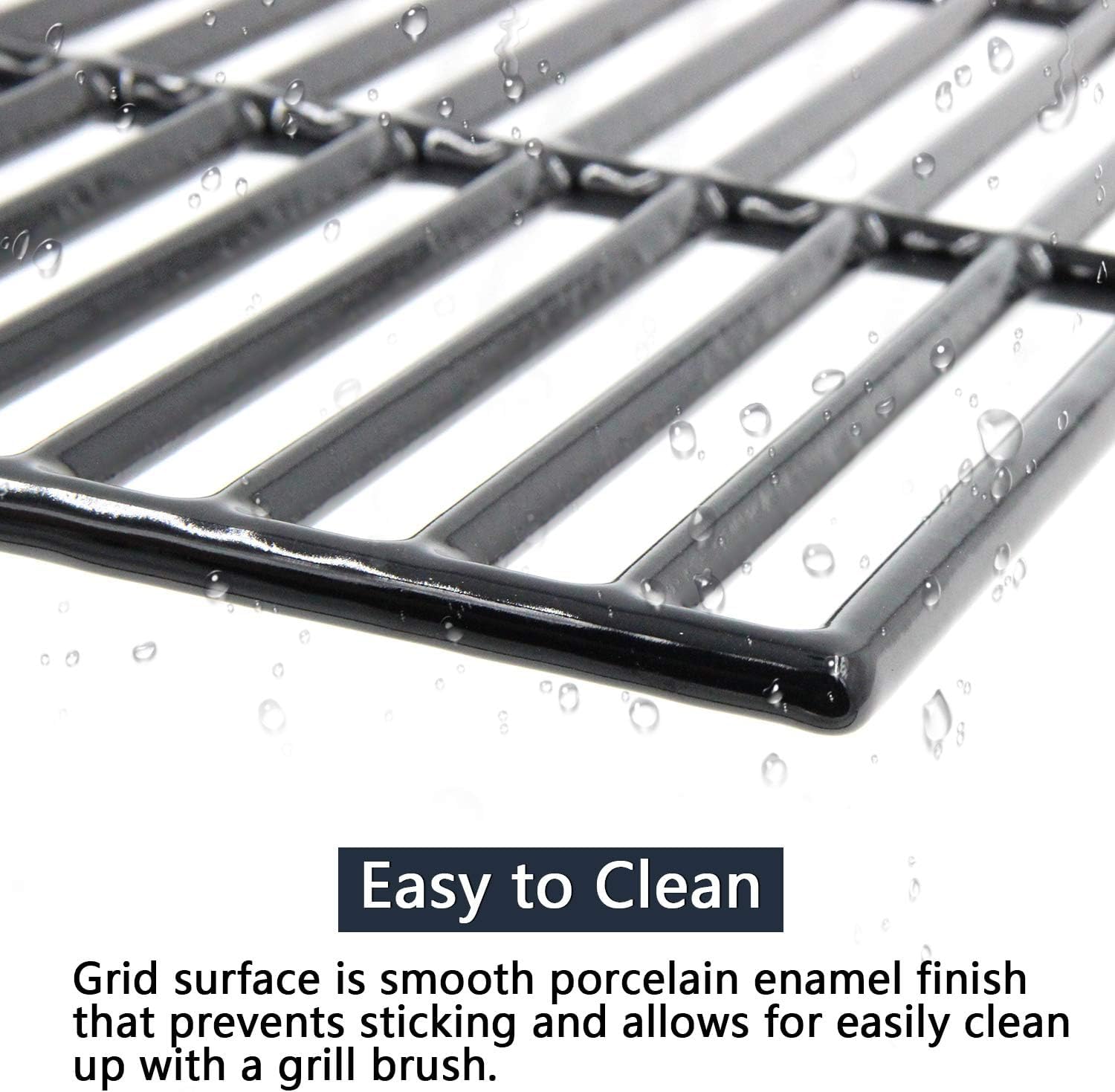 Hongso side profile showing thick cast iron bars for superior heat retention