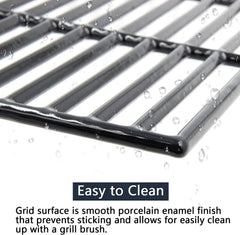 Hongso side profile showing thick cast iron bars for superior heat retention