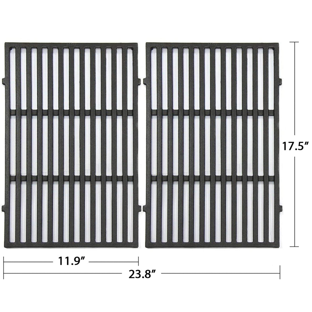 Hongso close-up stainless heat plates protecting burners and simplifying cleaning