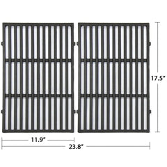 Hongso close-up stainless heat plates protecting burners and simplifying cleaning