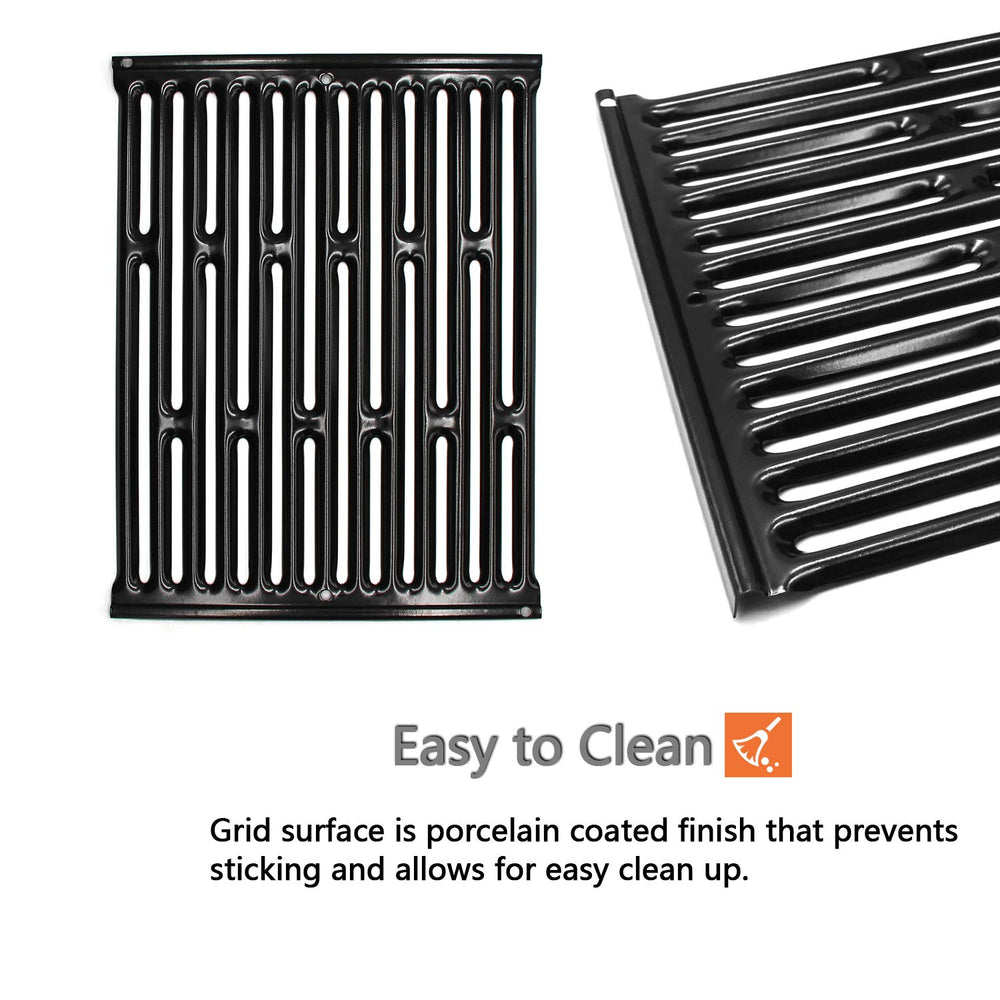 Hongso grates installed in a Weber grill demonstrating proper alignment