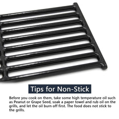 Hongso grate installed in Broil King grill demonstrating straightforward replacement fit