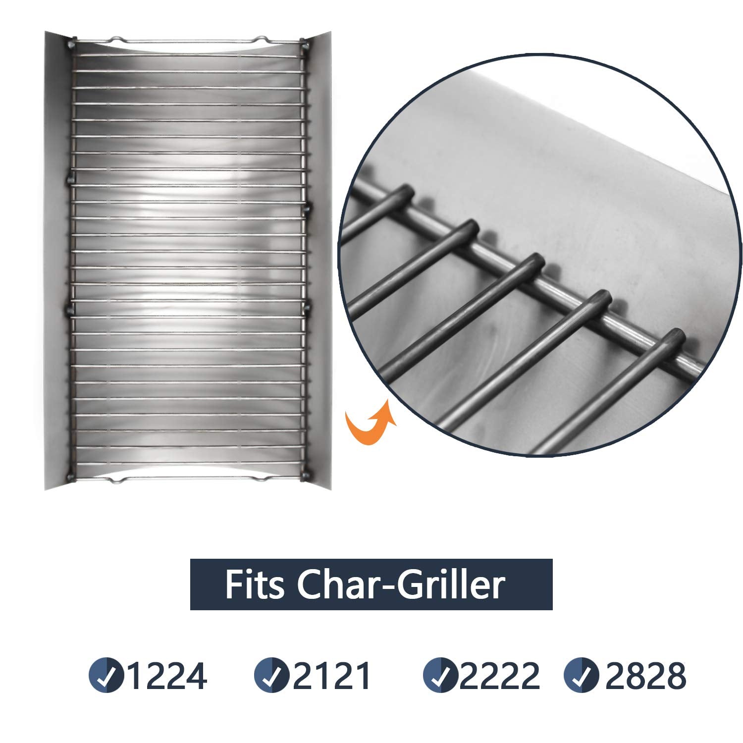 Hongso ash pan installed with two fire grate hangers demonstrating secure mounting