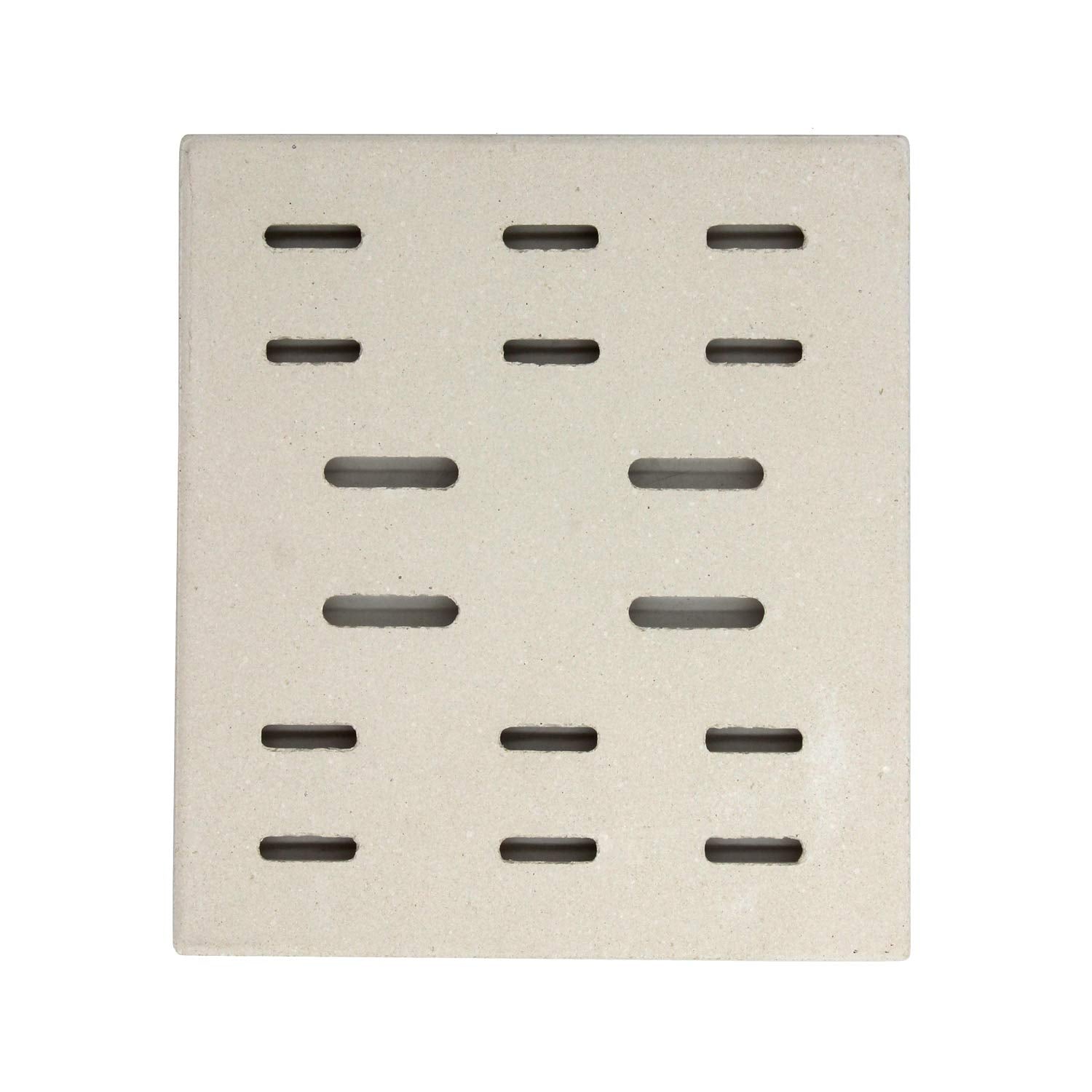 Hongso ceramics installed under burner showing improved heat distribution