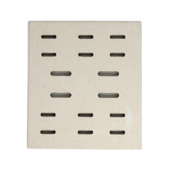 Hongso ceramics installed under burner showing improved heat distribution