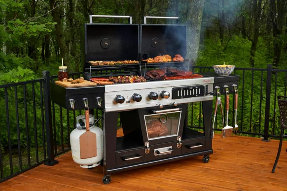 Hongso grates in outdoor grill setup demonstrating enhanced cooking performance