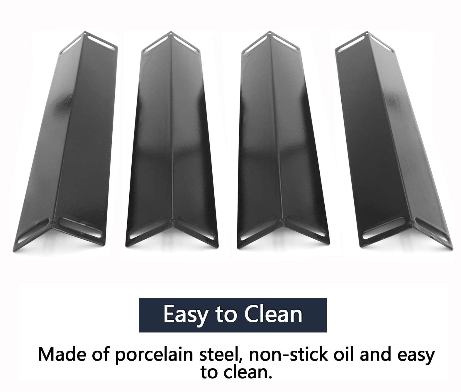 Hongso heat shields installed on a Charbroil grill reducing flare-ups and improving heat