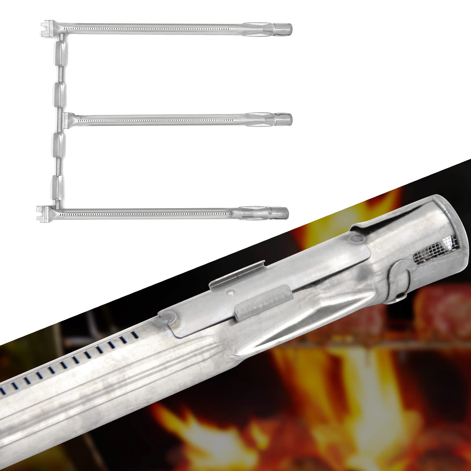 Hongso replacement parts installed in a Weber Spirit grill restoring performance