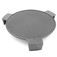 Hongso plate setter front view showing full 18" surface and stable legs for even heat