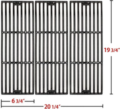 Hongso close-up of porcelain-coated cast iron grate highlighting durable searing surface
