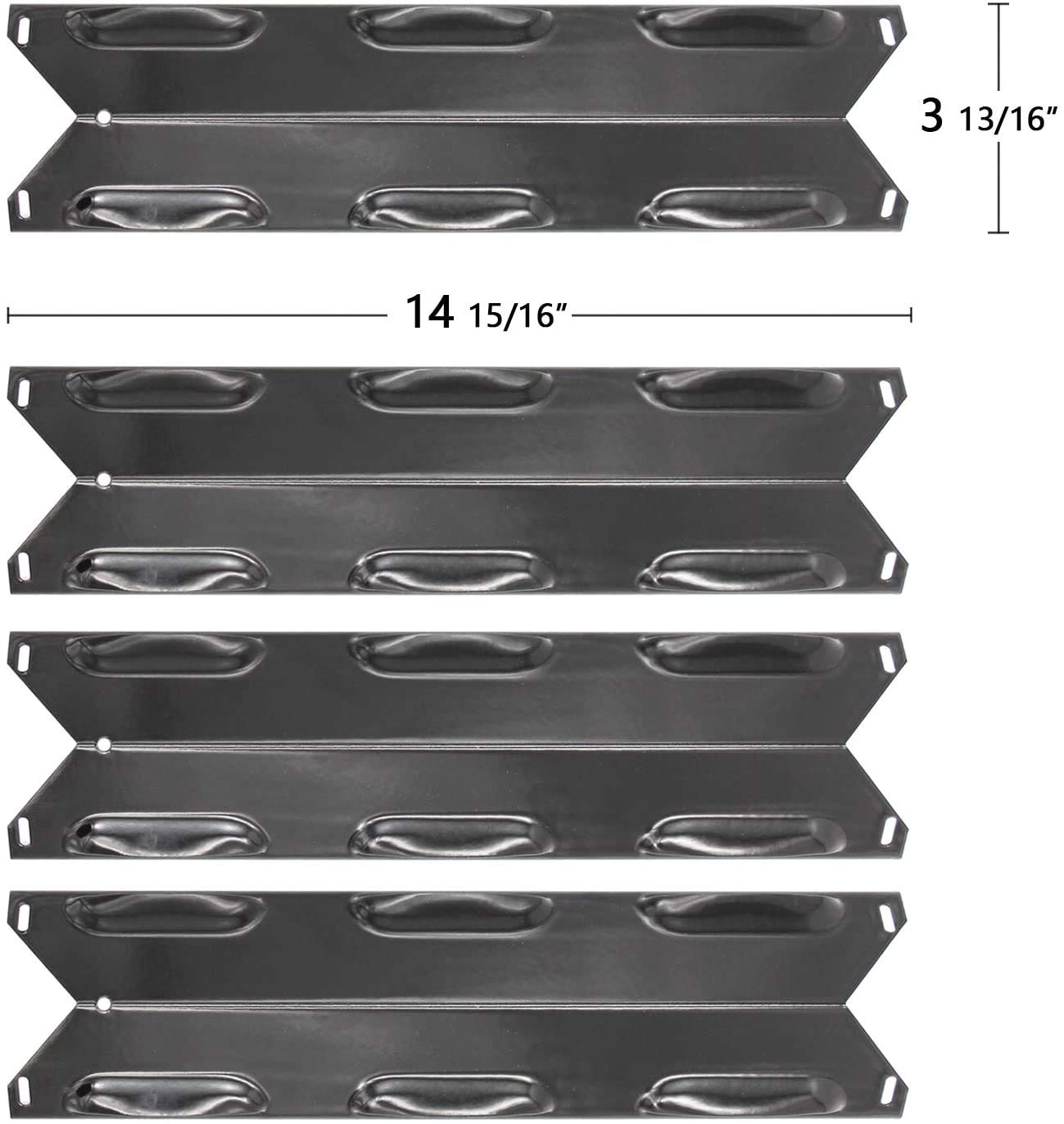 Hongso porcelain-enamel heat plates close-up showing protective coating benefit: even heat