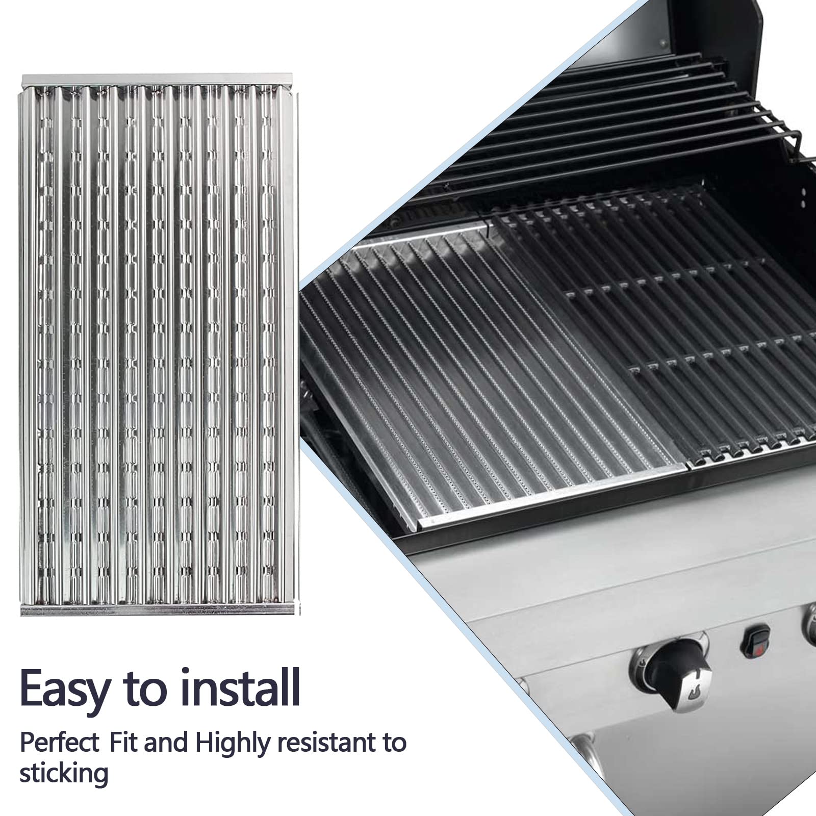 Hongso grates next to ruler showing exact dimensions for accurate fit verification