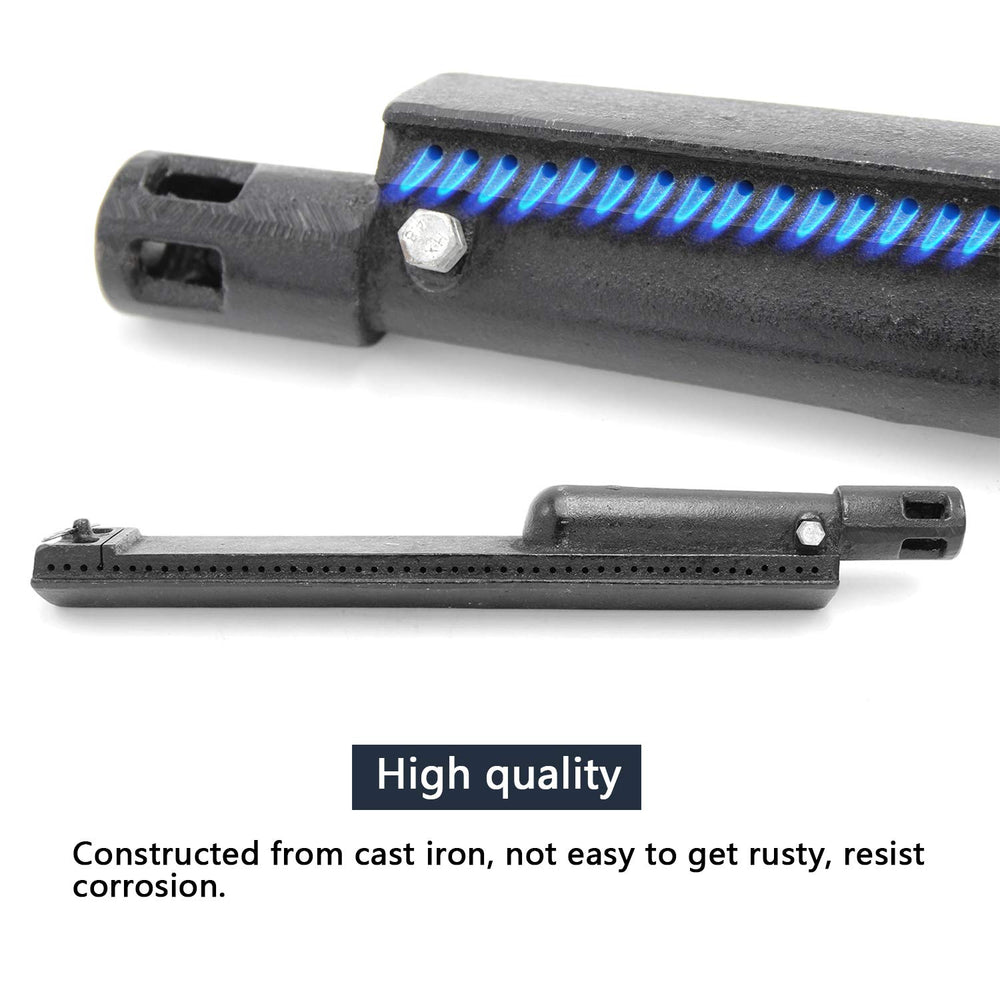 Hongso burners and heat plates next to ruler showing exact replacement measurements