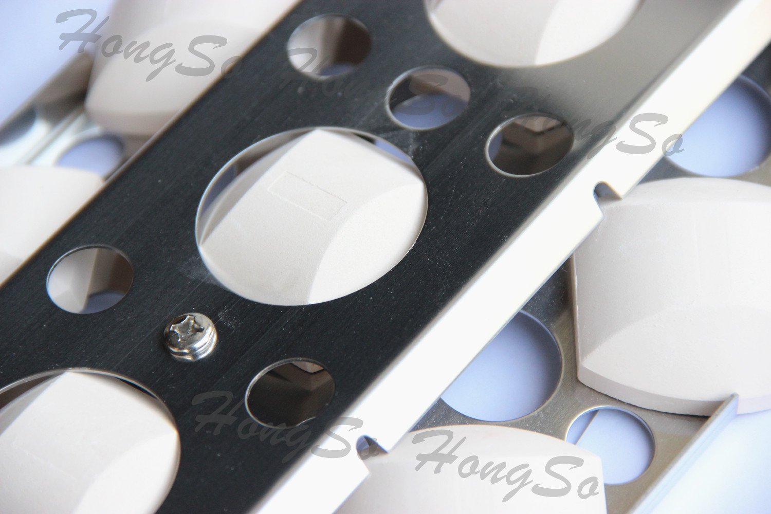 Hongso tray beside ruler showing 16.5-inch exact dimensions