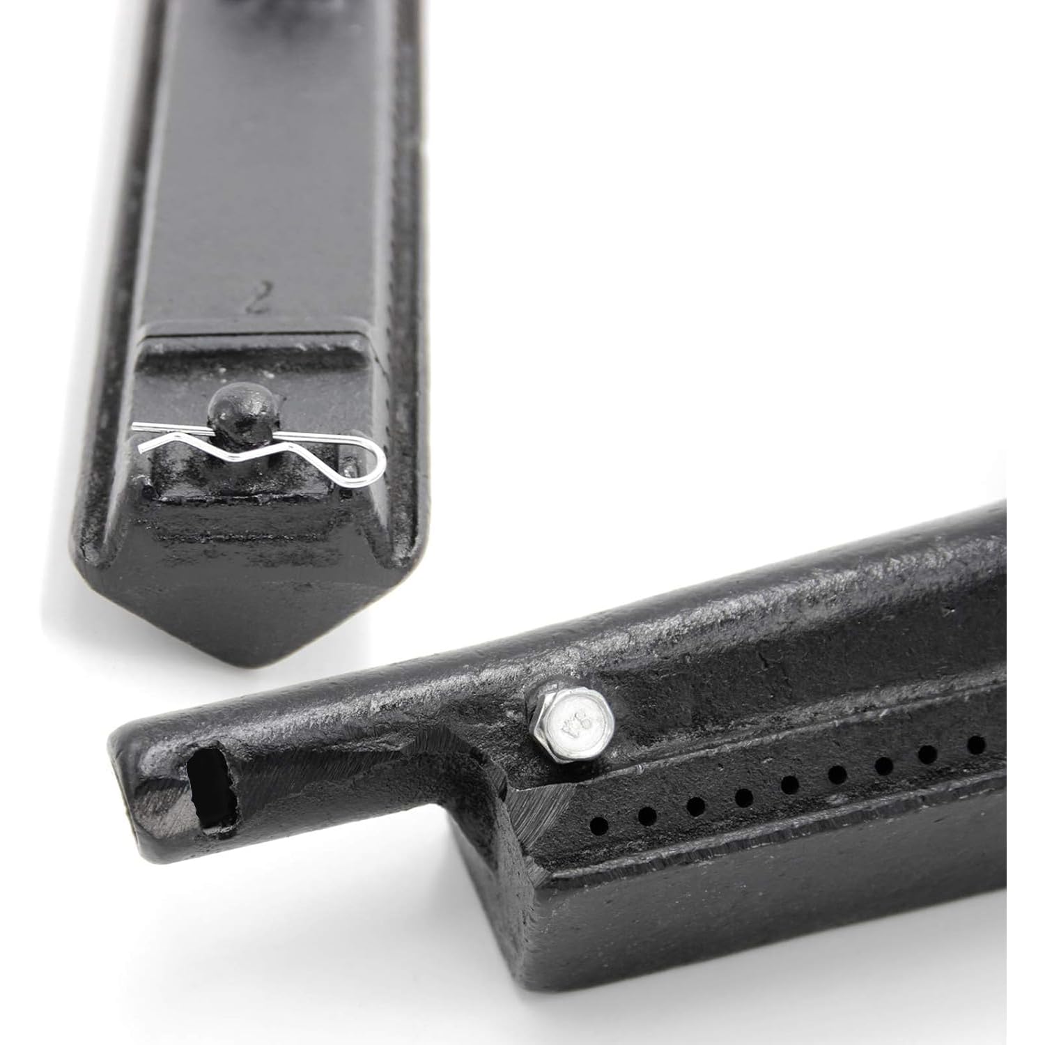 Hongso burner beside ruler showing 13 3/4 inch accurate size