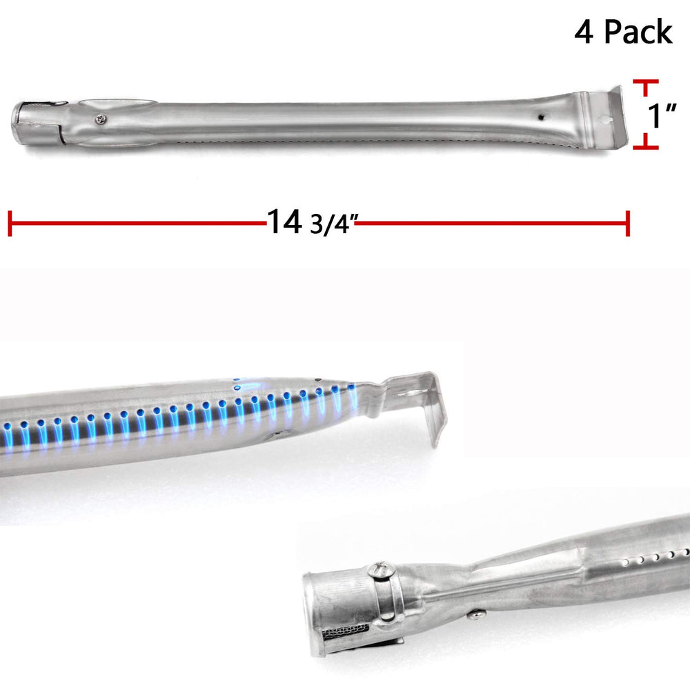 Hongso stainless-steel burner tubes detail highlighting rust resistance benefit: durable flames