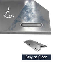 Hongso stainless steel heat plate detail showing corrosion resistance and drip protection