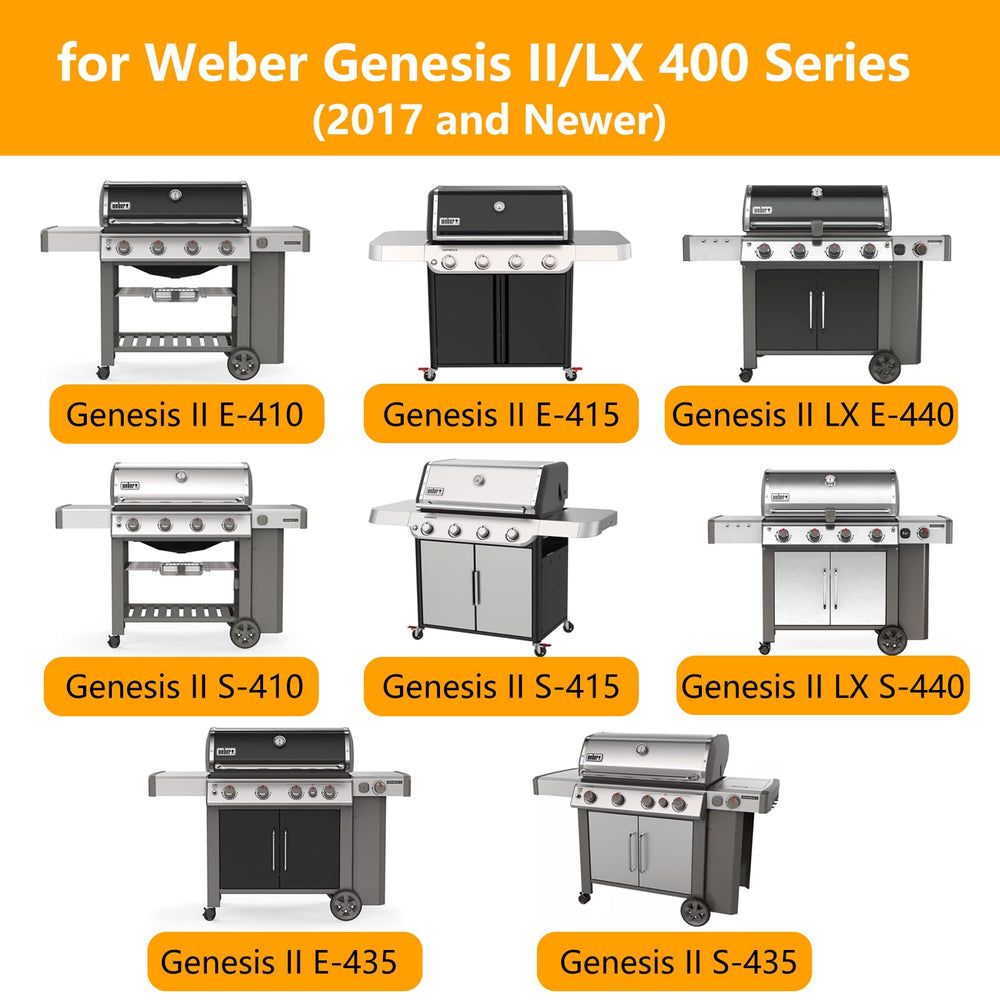 Hongso three-piece grates assembled recreating full Genesis II cooking area