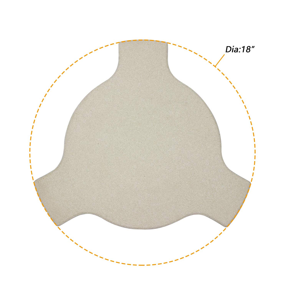 Hongso plate setter top view illustrating 18-inch diameter for fit clarity