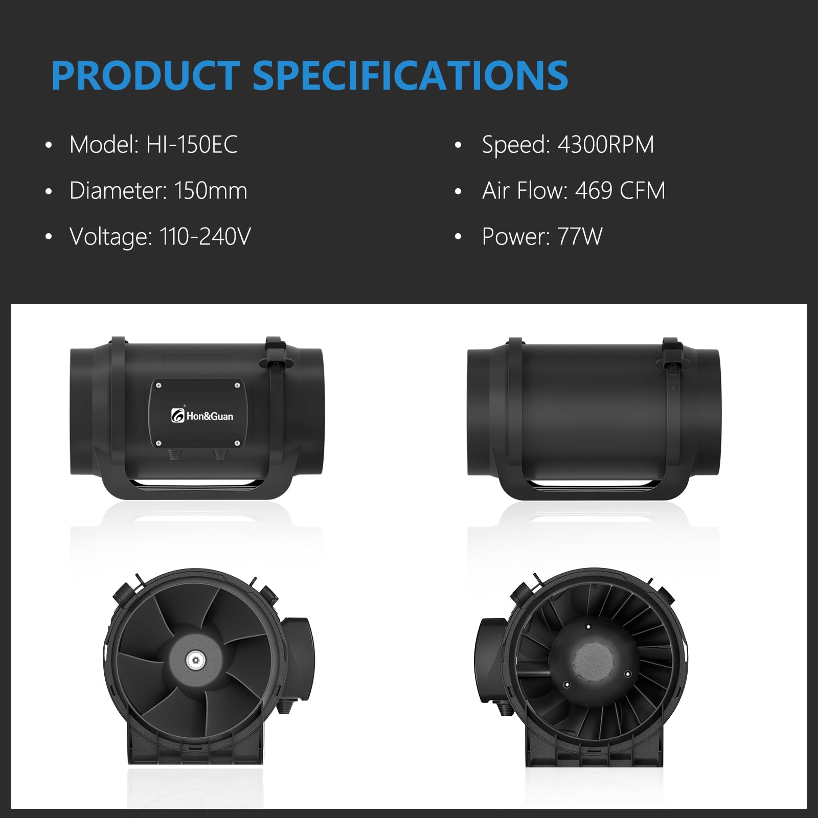 Hon&Guan variable speed controller displayed with dial for precise control