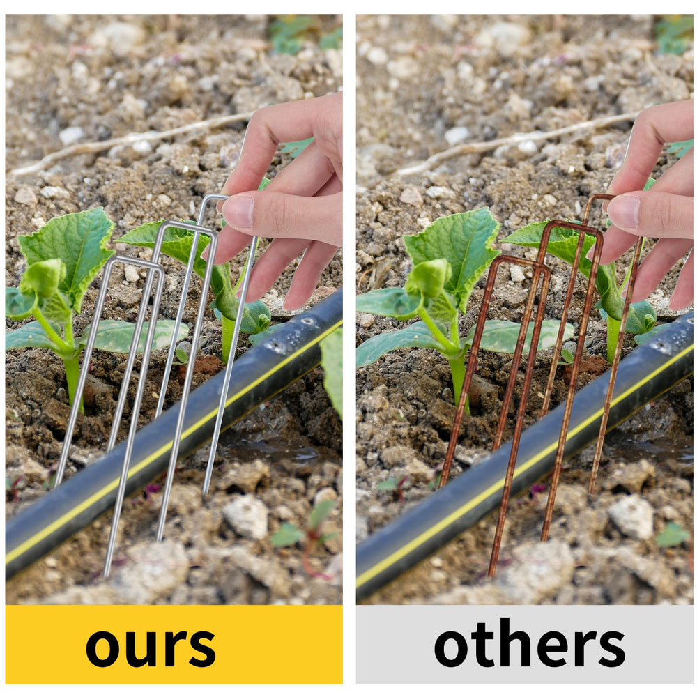HongWay beveled tip detail showing easy soil penetration advantage