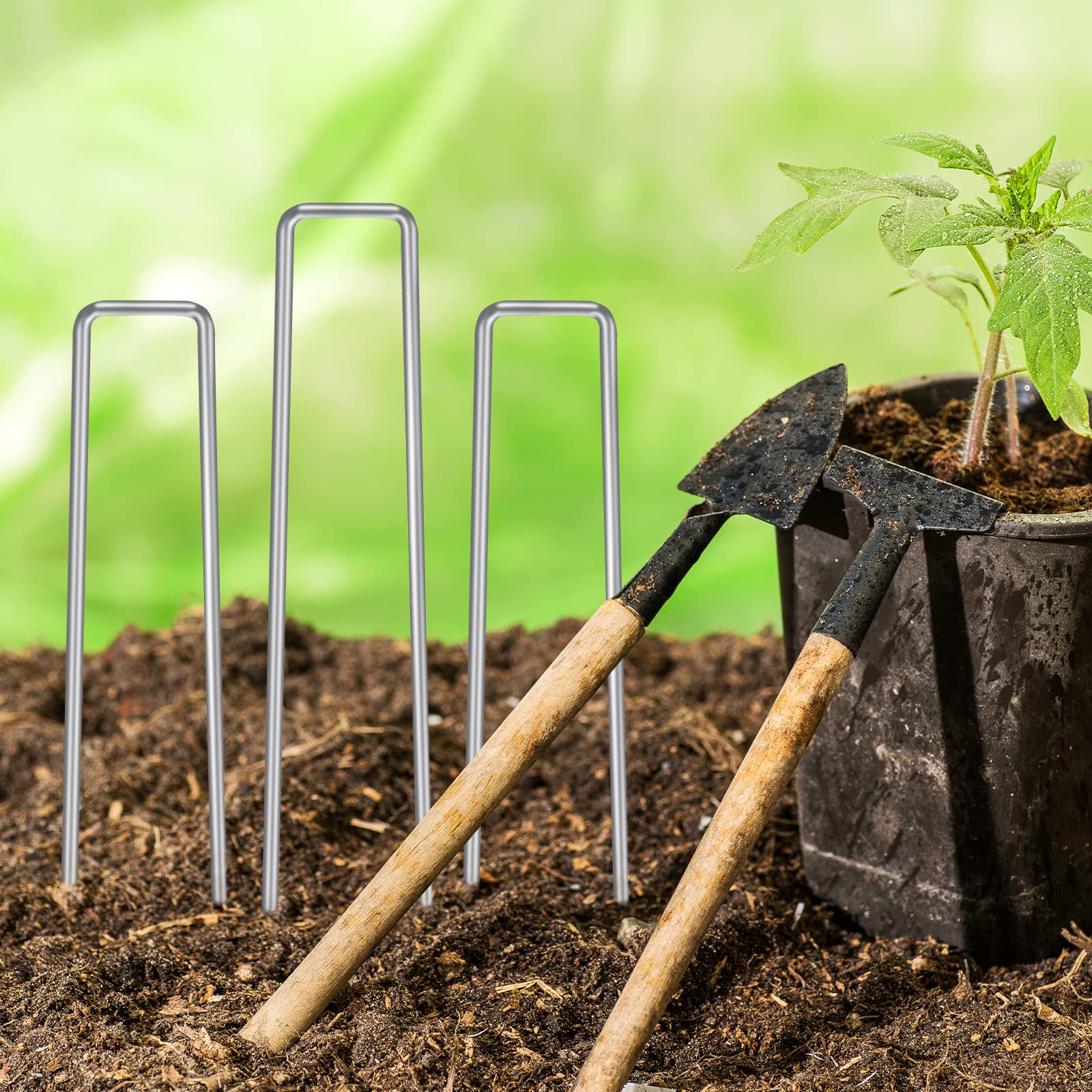 HongWay lifestyle garden installation scene demonstrating reliable anchoring