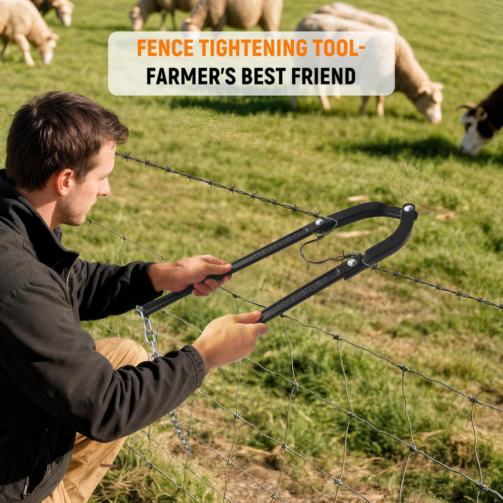 HONOLAYA in use on an electric fence restoring tension quickly and safely on a farm