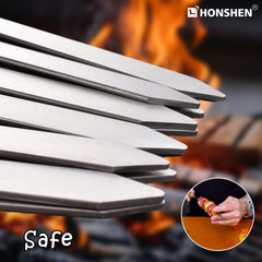 HONSHEN hardwood handle detail for comfortable secure grip
