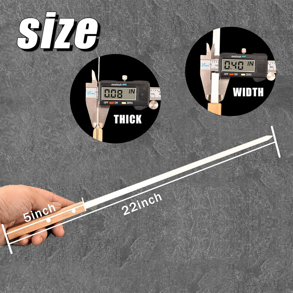 HONSHEN skewers arranged at backyard barbecue highlighting party-ready convenience
