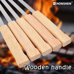 HONSHEN hand holding skewer to show length and scale advantage