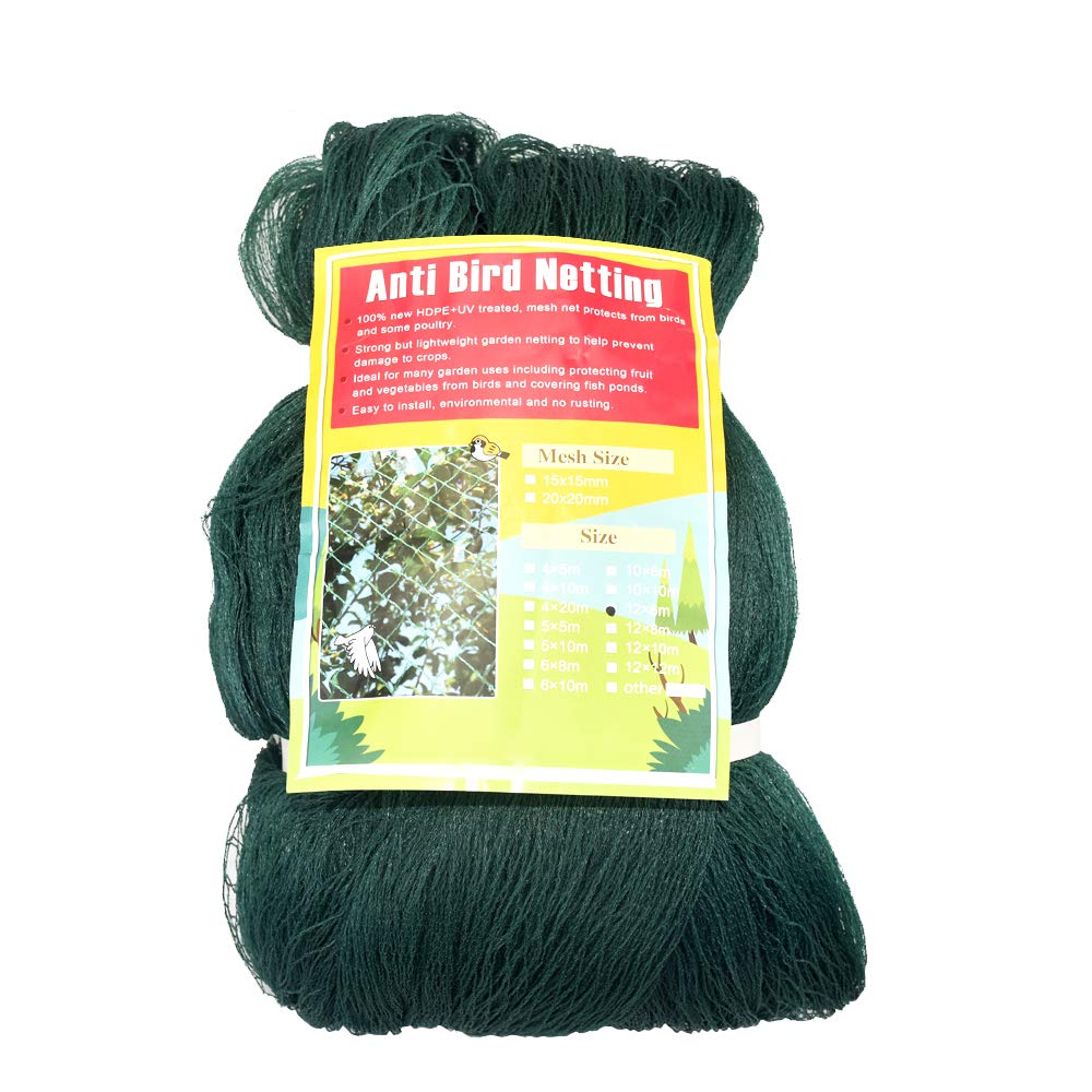 honsundy front view heavy duty garden netting protects plants