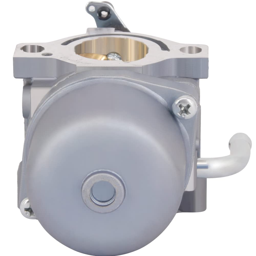 HOOAI carburetor next to ruler for scale comparison showing compact size and easy replacement