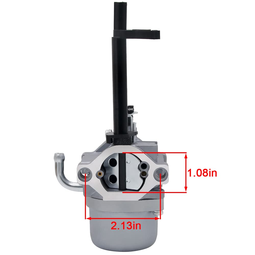 HOOAI carburetor top detail highlighting float bowl and fuel inlet for reliable fuel delivery