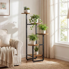 HOOBRO corner installation in living room maximizing space and visual interest