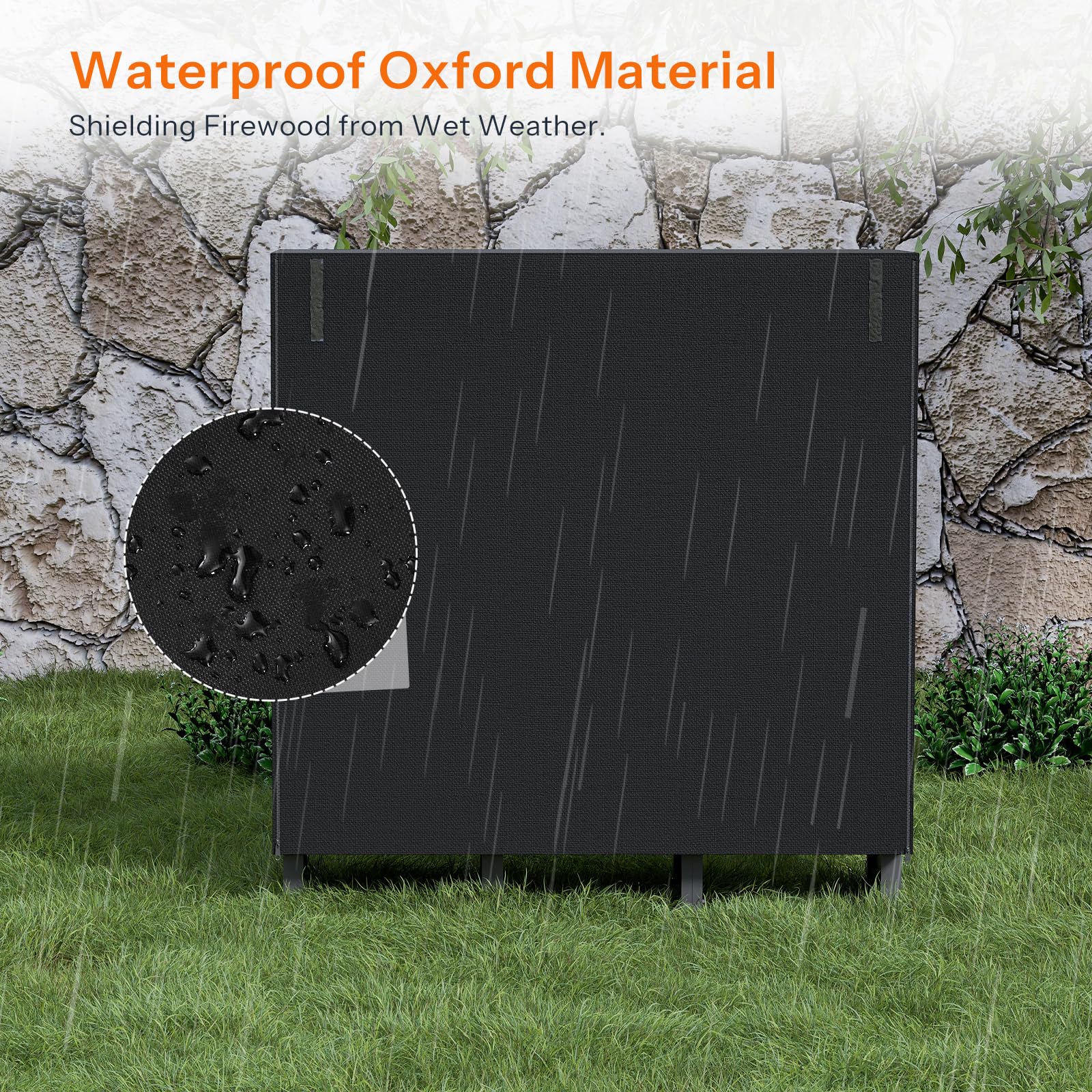 HOOBRO side profile with cover demonstrating weather protection and fit