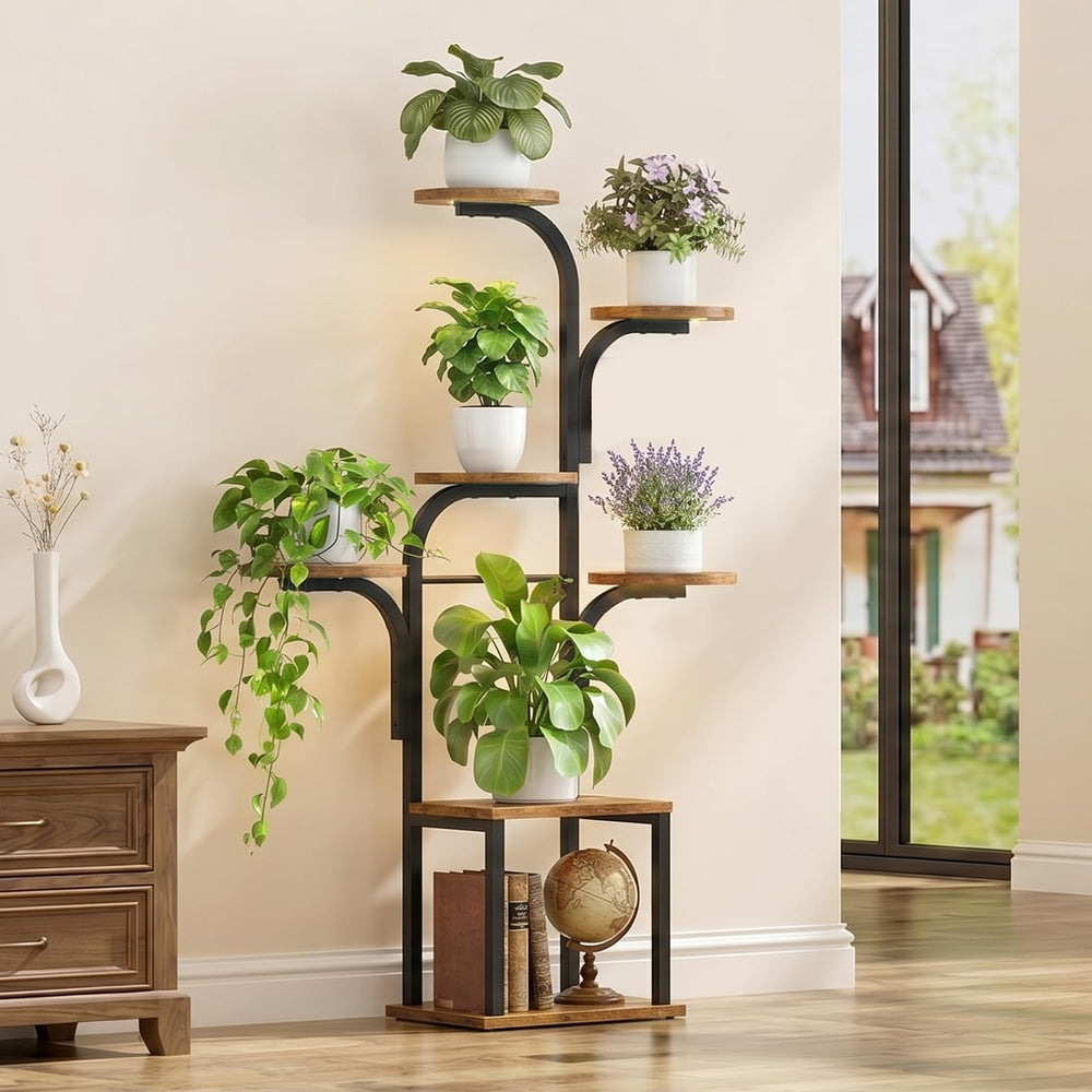 HOOBRO adjustable three-head grow light detail showing targeted illumination for plants