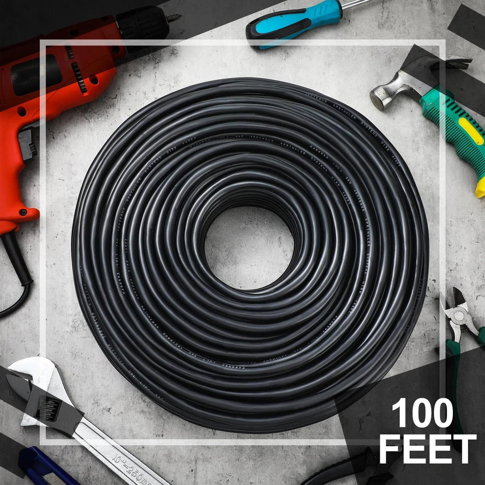 Hoolerry full 100ft spool laid out to show length and ease of measuring on site